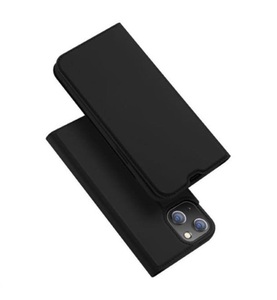 Dux Ducis, Dux Ducis - iPhone 13 Mini Flip Wallet Cover Leder Tasche - Schwarz, 