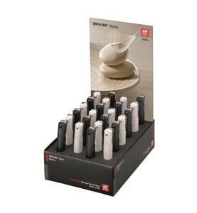 Zwilling, Zwilling - Nagelknipser - Weiss und Schwarz, Display 24 Stk. Nagelknipser, drehbare Schneide, w/s