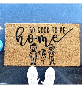 Home, Home - Fussmatte So Good To Be - Beige und Schwarz, 