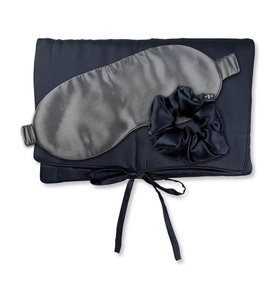 undefined, Ailoria - Tasche, Schlafmaske & Scrunchie M aus Seide - Schwarz, AILORIA - TRAVEL SET BEAUTY M Tasche, Schlafmaske & Scrunchie aus Seide, M, Schwarz