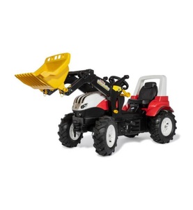 ROLLY TOYS, Rolly Toys - rollyFarmtrac Steyr 6300 Terrus CVT mit Frontlader und Luftbereifung - Alter 3+, 