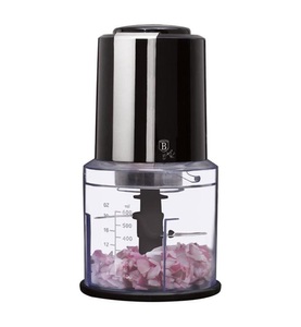 undefined, Berlinger Haus - Elektrischer Zerkleinerer - Schwarz, Berlinger, Unsere Neuheiten, Berlinger Haus mini Zerkleinerer 0.6L Black Silver Collection, Produkte & Wohnen