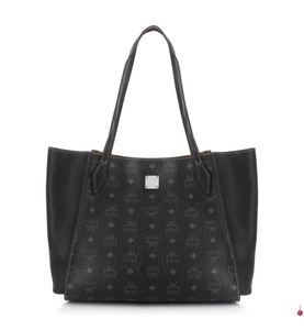 MCM, Mcm - Leder-Schultertasche - Schwarz, 