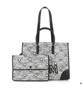 undefined, Mcm - Tragetasche Positively Conscious - Grau und Schwarz, 