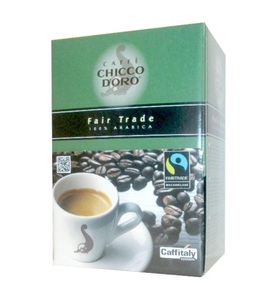 Chicco dOro, Chicco d'Oro Caffitaly Fair Trade 100% Arabica Kaffeekapsel 2 er Set, Chicco d'Oro Kaffeekapseln Caffitaly System Fair Trade 40 Stück