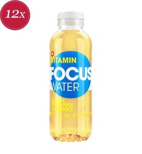 undefined, Wine & Gourmet - Focuswater Gelb Active - 12x 5 dl, FOCUS Active Pineapple/Mango, Pet 129400000887 50 cl, 12 Stk.