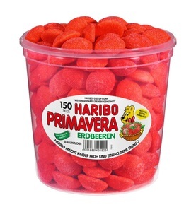 HARIBO, Haribo Primavera Erdbeeren 150 Stk., Haribo Primavera Erdbeeren 150 Stück