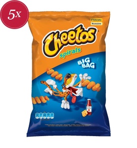 Cheetos, Cheetos Spirals Cheese & Ketchup 85g, Cheetos Spirals 80g