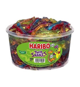 HARIBO, Haribo Twin Snakes 150 Stk., Haribo Twin Snakes 150 Stück