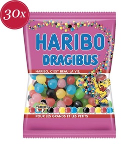 undefined, Haribo - Bonbon-Tüte Dragibus 120 gr - 30 Packungen, 