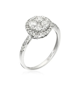 Le Diamantaire, Ring Pompadour - Weissgold Diamanten 0.74 kt, 
