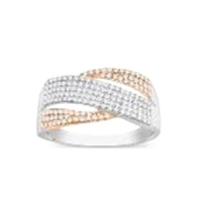 Accessory, Accessory - Ring Drapery - Silber und Roségold, 