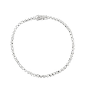 Le Diamantaire, Armband Riviére Weissgold Diamanten 2 Karat, 
