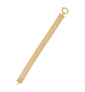 Le Diamantaire, Armband Maille plate - Gelbgold, L'instand d'Or Armband «Maille Calera», Gelbgold