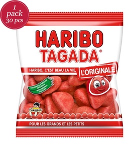 undefined, Haribo - Bonbon-Tüte Tagada 30 gr - 30 Packungen, Haribo Tagada 30 Minibeutel 40g