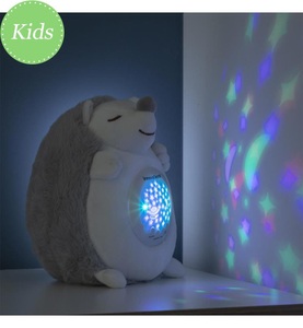 InnovaGoods, InnovaGoods - Plüsch-Igel mit weissem Rauschen und Nachtlicht-Projektor Spikey, InnovaGoods - Plüschtier mit Nachtlicht Igel, 19cm