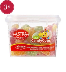 Frisia Astra, Frisia-Astra Candy Cups saure kleine Zungen 200g, Frisia-Astra Candy Cups saure kleine Zungen 200g