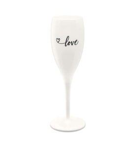 Koziol, Cheers Sektgläser / Kunststoff - Love - Koziol weiß en plastikmaterial, Sektgläser Cheers plastikmaterial weiß / Kunststoff - Love - Koziol weiß en plastikmaterial