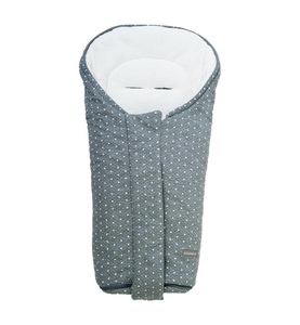 Bisal, Bisal - Kinderwagen-Schlafsack Downtown - Grau und Weiss, 