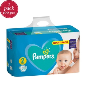 Bisal, Bisal - 1 Packung mit 100 Windeln New Baby-Dry Mini 4-8 kg, 