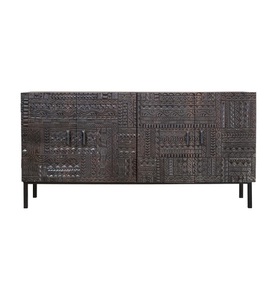 Giner y colomer, Giner Y Colomer - Sideboard 85 x 180 x 40 cm - Anthrazit, 