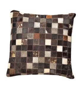 Giner y colomer, Giner Y Colomer - Kissen 45 x 45 cm - Beige und Dunkelbraun, 
