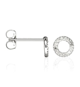 Le Diamantaire, Ohrstecker Simplicité - Weissgold Diamanten 0.1 kt, 