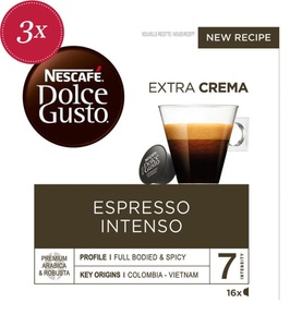 NESCAF?, NESCAF? Dolce Gusto Espresso Intenso - Kafeekapseln, NESCAFÉ Dolce Gusto Espresso Intenso - Kaffeekapseln