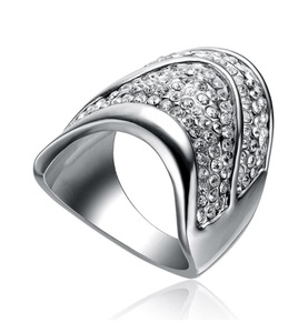 Royal ring, Royal Ring - Ring - silver cascade - 58, 