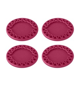 Vigar, Vigar - 4er-Set Glasuntersetzer Maid - Rosa, 