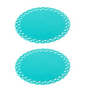 Vigar, Vigar - 2er-Set Glasuntersetzer Maid - Türkis, 