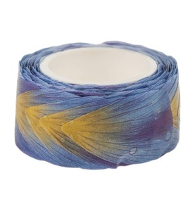 folia, Folia Autocollants en rouleau Washi fleurs, Folia Sticker auf Rolle Washi Blüten, Blau, 200 Sticker