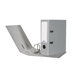Biella, Biella Ordner Spezialformate A5 hoch, Biella Ordner, 7cm, grau, Strong-Mechanik, A5, 100507.00