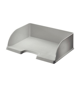 undefined, Leitz Büromaterial & Schreibwaren desk tray Polystyrene, Leitz Briefkorb Jumbo Plus, quer, grau, 5219-00-85
