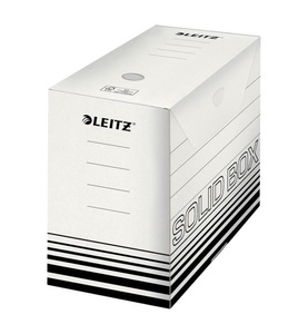 Leitz, Leitz Archivschachtel Solid, 150 mm, Leitz Archiv-Box Solid, A4, weiss, 6129-00-01