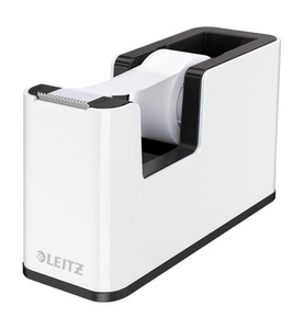 Leitz, LEITZ Klebebandabroller WOW 5364-10-95 weiss/schwarz, Leitz Klebebandabroller, WOW, weiss/schwarz, 5364-10-95
