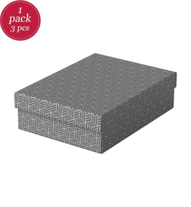Esselte, ESSELTE Aufbewahrungsboxen Home M 628285 365x265x100mm, grau 3 Stk, ESSELTE Aufbewahrungsboxen Home M 628285 365x265x100mm, grau 3 Stk