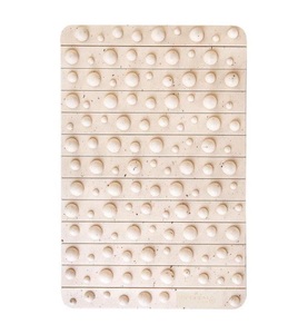 undefined, Spokey - Yoga-Matte - Beige, Spokey Eco Fitness-Massagematte Rose | 46 × 30 × 1.6 cm