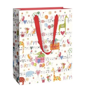 Stewo, Stewo Geschenktasche Noha Mehrfarbig, Stewo Geschenktasche, 25cm x 33cm, Noha FSC weiss, 2544647060