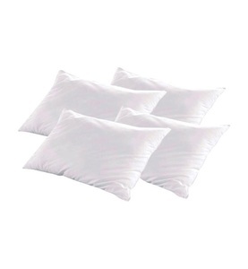 Bellecour, Bellecour - 4er-Set Kopfkissen Natura - 45 x 70 cm - Weiss, 