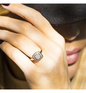 Accessory, Accessory - Ring Lima - Gold, Artisan Joaillier Ring «Lima», Gelbgold/Diamanten