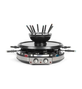 undefined, Livoo - Raclette- und Fondue-Gerät - Schwarz, 
