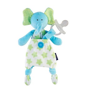 CHICCO, chicco Schnuller mit Kuscheltier Pocket Friend Elefant, Chicco Pocket Friend Elefant