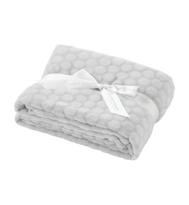 NAF NAF, Naf Naf - Bettdecke Liso - 80 x 110 cm - Hellgrau, 