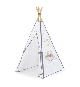 NAF NAF, Naf Naf - Tipi Rabbit & Moon - Weiss und Grau, 
