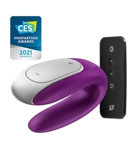 Satisfyer (all), Double Fun Partner Vibrator Violett | Satisfyer, 