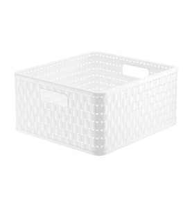 Rotho, ROTHO Box COUNTRY, Rotho Korb COUNTRY Weiss