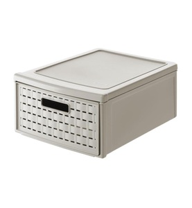 Rotho, Rotho Schubladenbox COUNTRY Klein, Rotho Schubladenbox Country Klein Beige