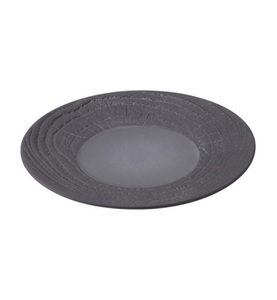 Revol, Revol - Dessert-Teller Ø21.5 cm - Anthrazit, Dessertteller, H:2cm, Ø21.5cm, Lakritze