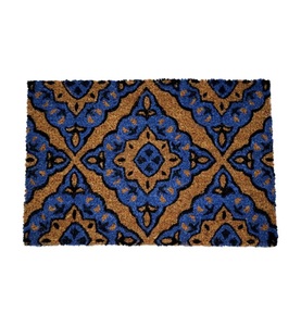 Home, Home - Fussmatte Morrocan Pattern - 75 x 45 cm - Marinblau, 